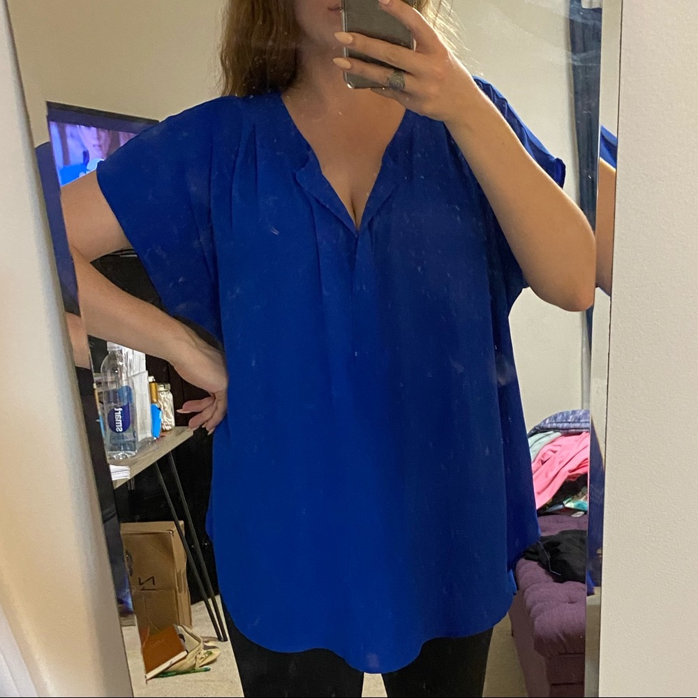 Simple Blue Top